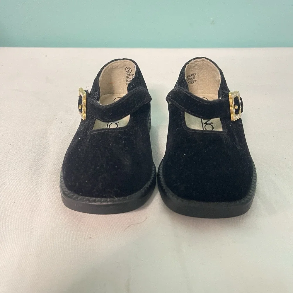 Girls Black‎ Casual Shoes Honor Size Infant 2